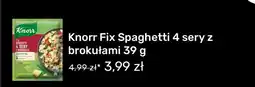 Biedronka Knorr Fix Spaghetti 4 sery z brokułami 39 g oferta