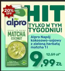 Biedronka Alpro Napój kokosowo-sojowy z zieloną herbatą matcha 1l oferta