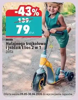 Biedronka Hulajnoga trójkołowa i jeździk Elios 2 w 1 oferta
