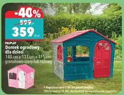 Biedronka Domek ogrodowy dla dzieci oferta