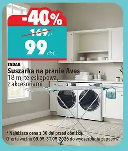 Biedronka Suszarka na pranie Aves oferta