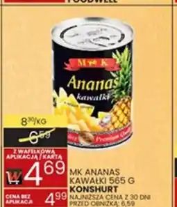 Wafelek M&K Ananas Kawałki oferta