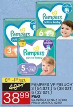 Wafelek Pampers Active Baby Pieluchy oferta