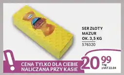 Selgros Ser złoty mazur oferta