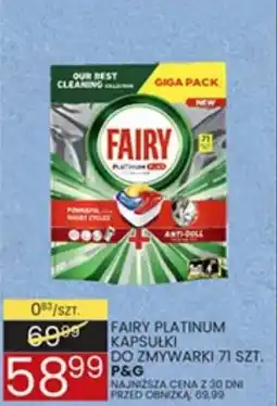Wafelek Fairy Platinum Kapsułki do zmywarki oferta