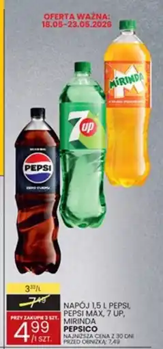 Wafelek Pepsi, 7 Up, Mirinda oferta