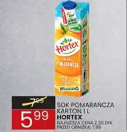 Wafelek Hortex Sok Pomarańcza oferta