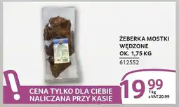 Selgros Żeberka mostki wędzone oferta