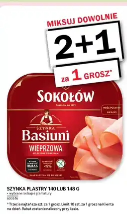 Selgros Sokołów Szynka Basiuni oferta