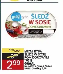 Wafelek Graal Śledź w sosie pomidorowym oferta