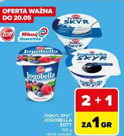 Carrefour Zott Jogobella, Skyr oferta