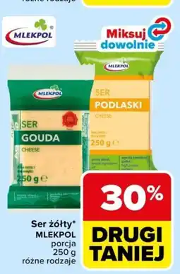 Carrefour Mlekpol Ser żółty oferta