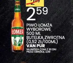 Wafelek Łomża Piwo Wyborowe oferta