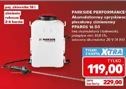 Kaufland Parkside Performance Opryskiwacz ppards 16 D3 oferta