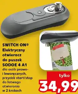 Kaufland Switch On Elektryczny otwieracz do puszek sodoe 4 A1 oferta