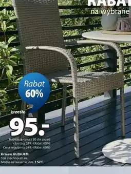 JYSK Gudhjem Krzesło oferta