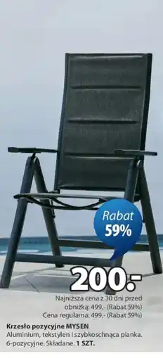 JYSK Mysen Krzesło pozycyjne oferta