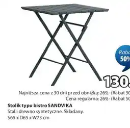 JYSK Sandvika Stolik bistro oferta