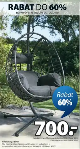 JYSK Bork Fotel wiszący oferta