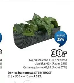 JYSK Steintrost Donica balkonowa oferta