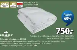 JYSK Kronborg Kołdra z puchu gęsiego okken oferta