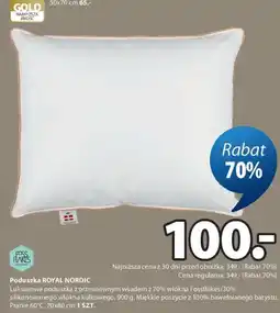 JYSK Fossflakes Poduszka Royal Nordic oferta