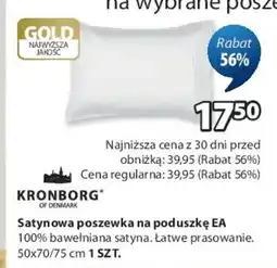 JYSK Kronborg Satynowa poszewka na poduszkę ea oferta