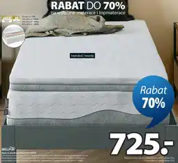 JYSK Wellpur Materac piankowy hovda oferta
