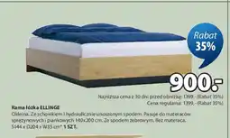 JYSK Rama łóżka Ellinge oferta