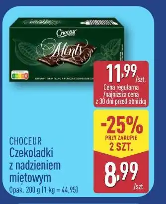 ALDI Choceur Czekoladki z nadzieniem miętowym oferta