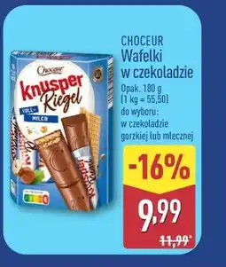 ALDI Choceur Wafelki w czekoladzie oferta