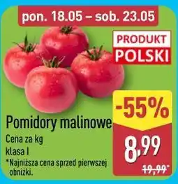 ALDI Pomidory malinowe oferta