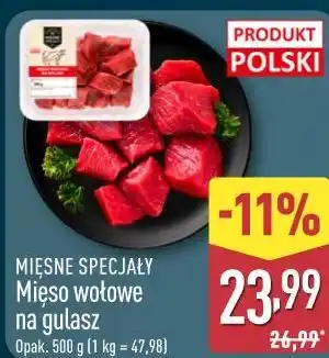 ALDI Mięsne Specjały Mięso wołowe na gulasz oferta