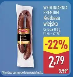 ALDI Wędliniarnia Premium Kiełbasa wiejska oferta