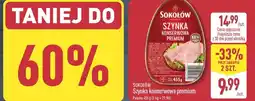 ALDI Sokołów Szynka konserwowa premium Puszka oferta