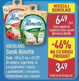 ALDI Hochland Serek Almette oferta