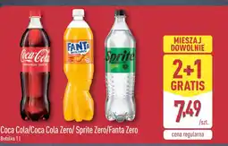ALDI Coca Cola/Coca Cola Zero/ Sprite Zero/Fanta Zero oferta