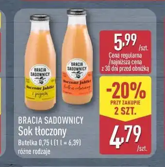 ALDI Bracia sadownicy Sok tłoczony oferta