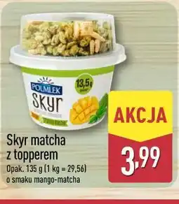ALDI Polmlek Skyr matcha z topperem oferta