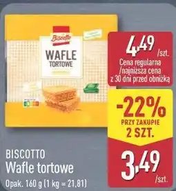 ALDI Wafle tortowe Biscotto oferta