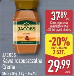 ALDI Kawa rozpuszczalna Crema Jacobs oferta