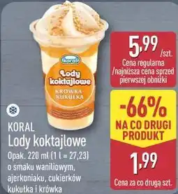 ALDI Lody koktajlowe Koral oferta