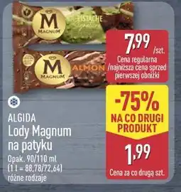 ALDI Lody Magnum na patyku Algida oferta
