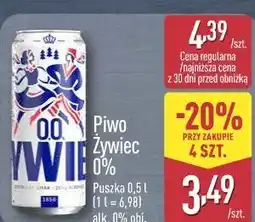 ALDI Piwo Żywiec 0% oferta