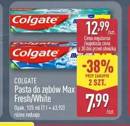 ALDI Pasta do zębów Max Fresh/White oferta