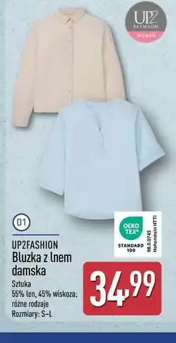 ALDI UP2FASHION Bluzka z lnem damska oferta