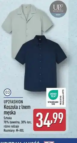 ALDI UP2FASHION Koszula z lnem męska oferta