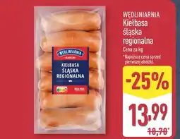 ALDI Wędliniarnia Kiełbasa śląska regionalna oferta