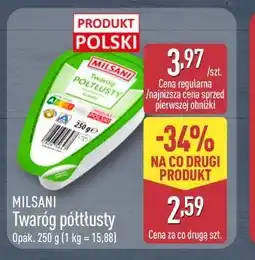 ALDI Milsani Twaróg półtłusty oferta
