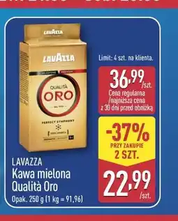 ALDI Lavazza Kawa mielona Qualità Oro oferta